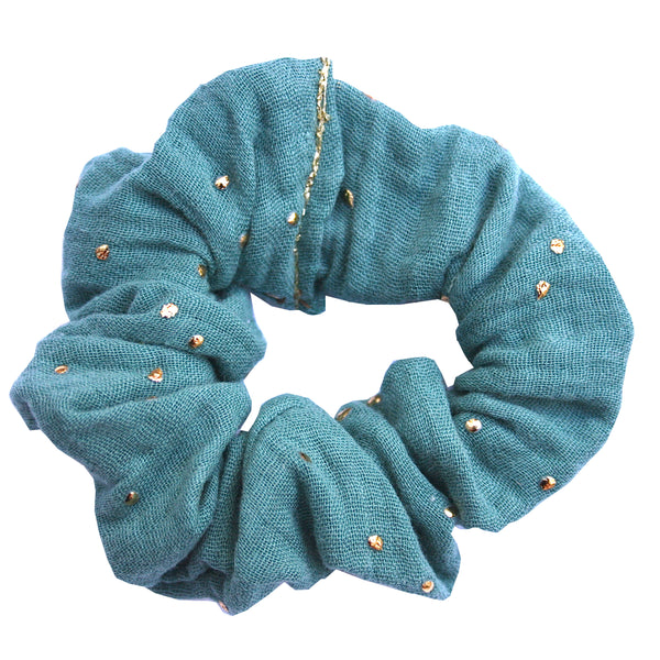 Scrunchie met een snufje Goud