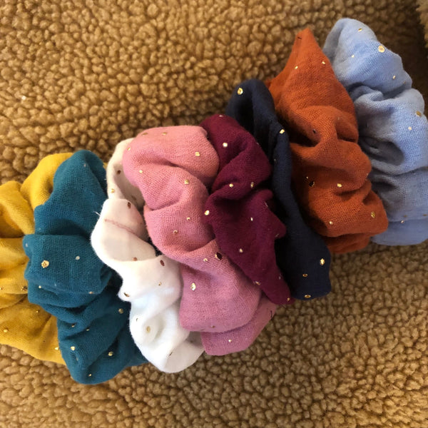 Scrunchie met een snufje Goud
