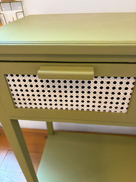 Webbing side table