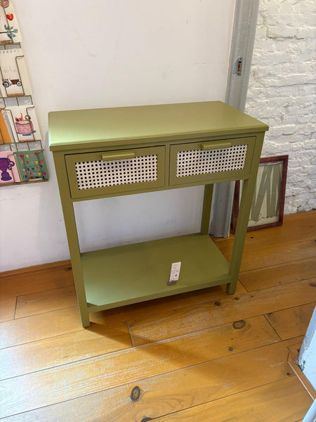 Webbing side table