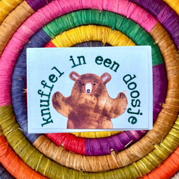 Kaart Papieren Berenknuffel