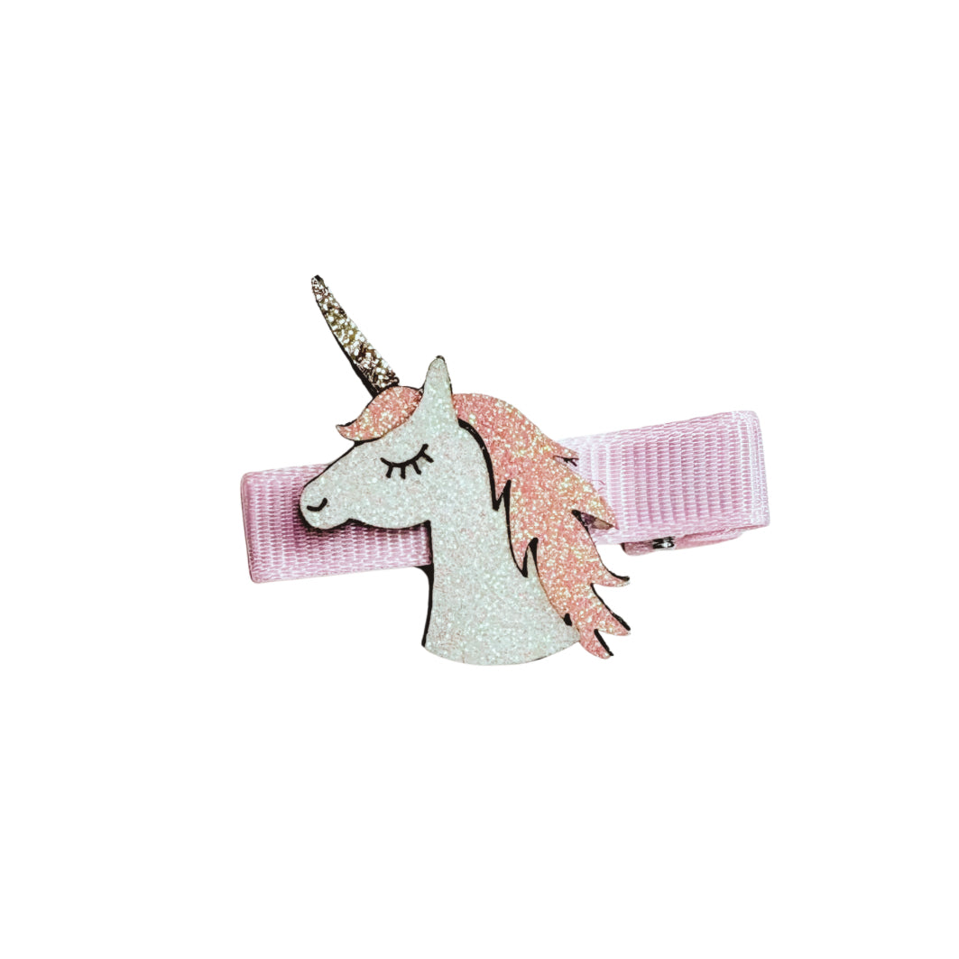 Witte Unicorn Clip